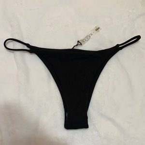 Black Cheeky Bikini Bottom